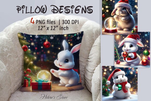 Download Christmas Cute Pets Pillow Case Designs - Pets Collection