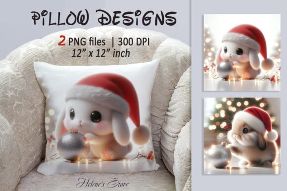 Download Christmas Cute Pets Pillow Case Designs - Pets Collection