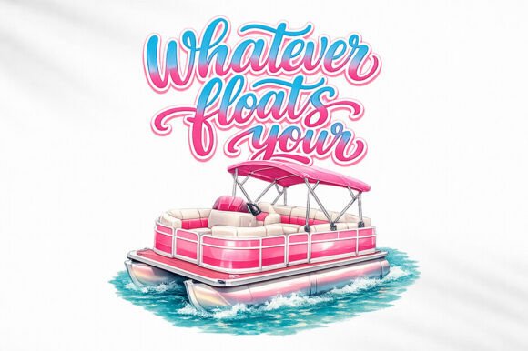 Download Lake Life Pontoon Boat Summer PNG Design - Boat Collection