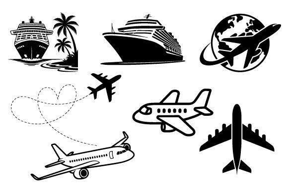 Download Travel Aeroplane Icon Illustration Ship - Premium Bundle