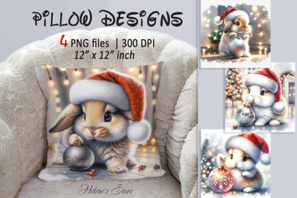 Download Christmas Cute Pets Pillow Case Designs - Pets Collection
