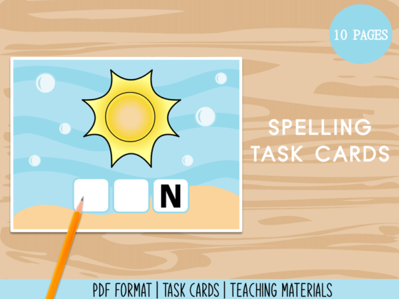 Download Spelling Task Cards - Teaching Materials - Teaching materials Collection